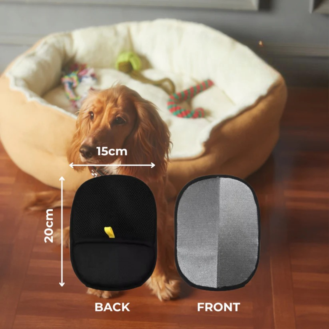 Pet hair cleaning gloves