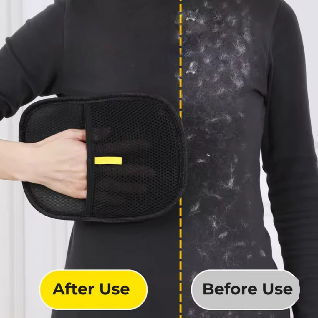 Pet hair cleaning gloves