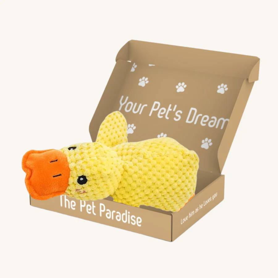 Calming Duck – The Squeaky Plush Toy Every Dog Loves